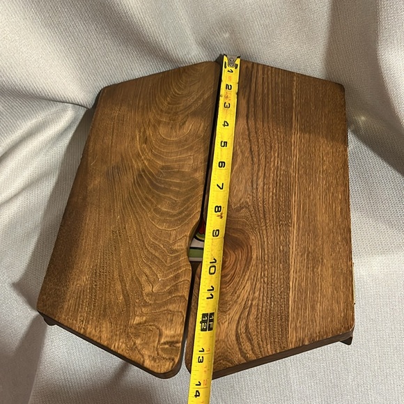 Vintage Japan Gail Craft Wood Butterfly Tile Charcuterie Cheese Board - Picture 7 of 8